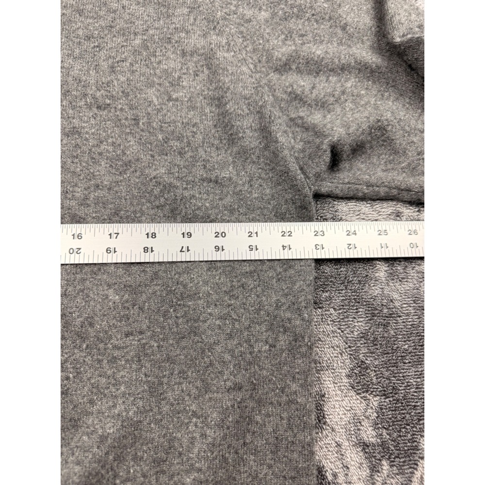 Daniel Bishop 100% Cashmere V-Neck Sweater Mens Large Heather Grey Knit L - Picture 5 of 6